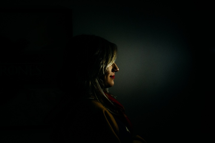 Many have speculated about the meaning of this puzzling prophecy. A woman standing in the dark.