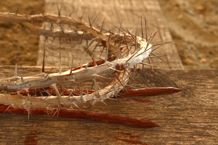 Jesus’ sacrifice, the central message of the Passover, was a supreme act of love for humanity. This important event laid the foundation for the remaining annual Holy Days and festivals. Crown of thorns and stakes.